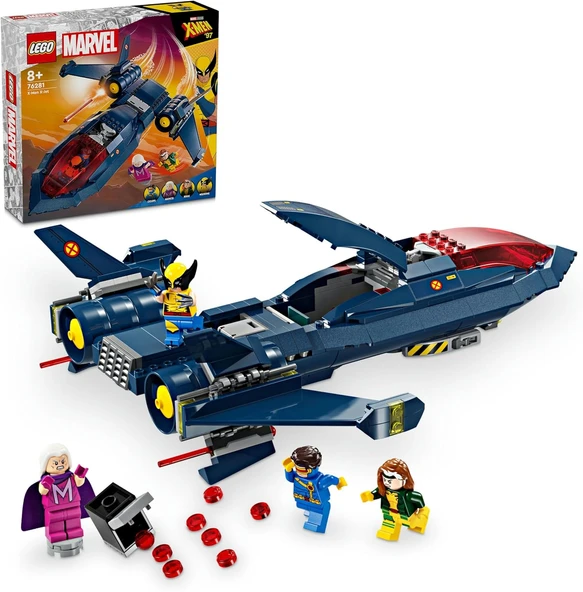 LEGO 76281 Marvel X-Men X-Jet ürün görseli 1