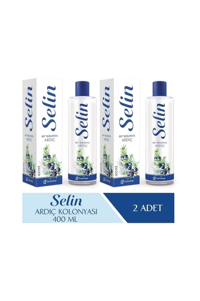 Selin Parfümlü Kolonya Ardıç 400 ml 2'li Set ürün görseli 1
