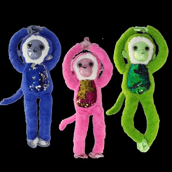 Süslü Maymunlar Peluş Oyuncak 45 cm 1 adet ürün görseli 1