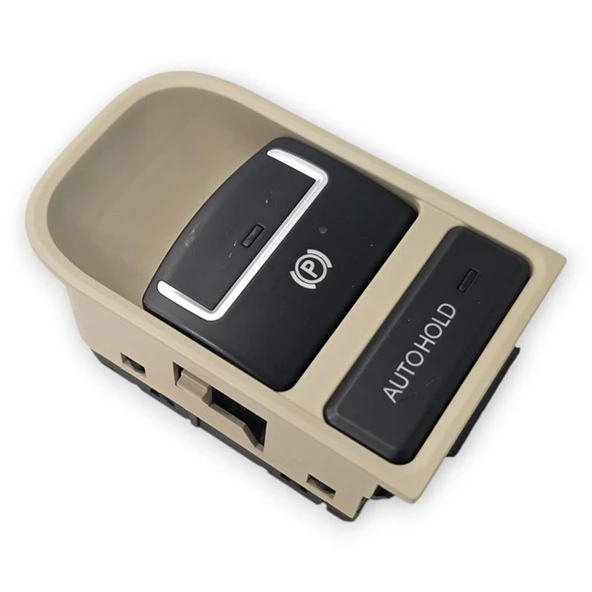 VW Tiguan 2008-2011 Park El Freni Autohold Düğmesi Bej 5N0927225 ürün görseli 1