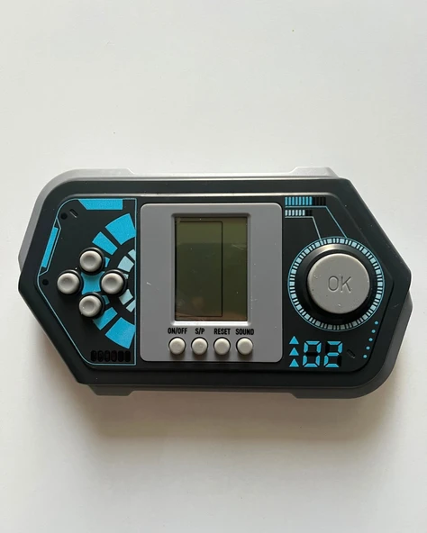 Büyük Tetris Gri-Siyah Renkli 15x8 Cm ürün görseli 1