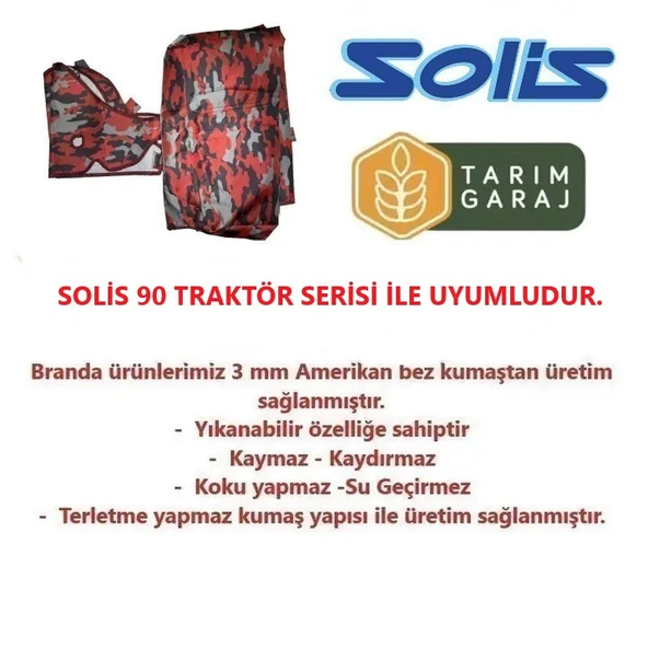 Solis 90 Serisi Traktör Kılıfı Branda - Resim 3