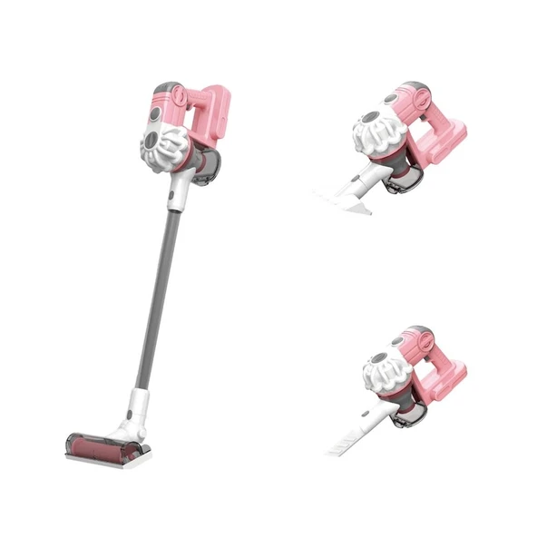 DİKEY ELEKT SÜPÜRGESİ PEMBE - Resim 3