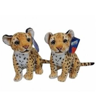PL50134 25 CM OTURAN KÜÇÜK KAHVERENGİ LEOPAR-HLY ürün görseli 1