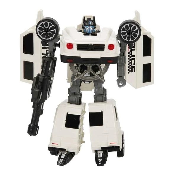 S00005039 ROBOT TRANSFORMER POLİS SET 3R.2A. - Resim 3