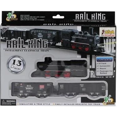 TL05 13 PARÇA IŞIKLI KLASİK TREN- ŞİM - Resim 2