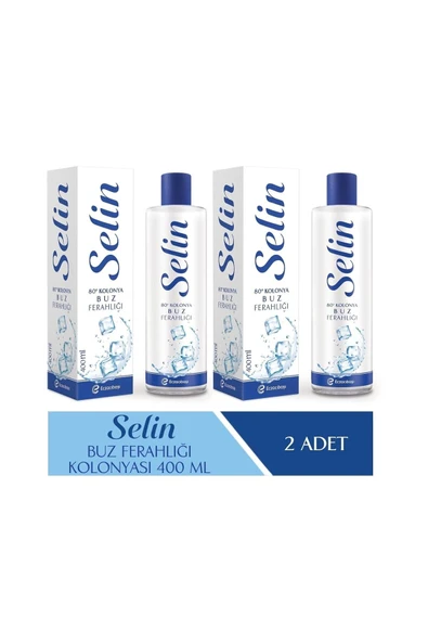 Selin Parfümlü Kolonya Buz Ferahlığı 400 ml 2'li Set ürün görseli 1