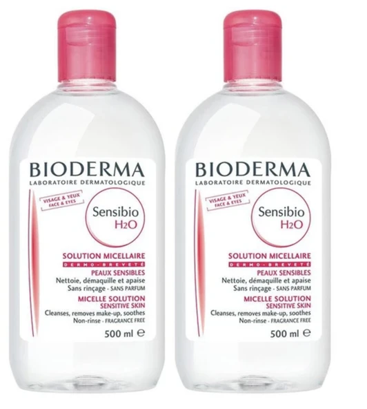 Bioderma Sensibio H2O İkili Set 500 ml + 500 ml ürün görseli 1