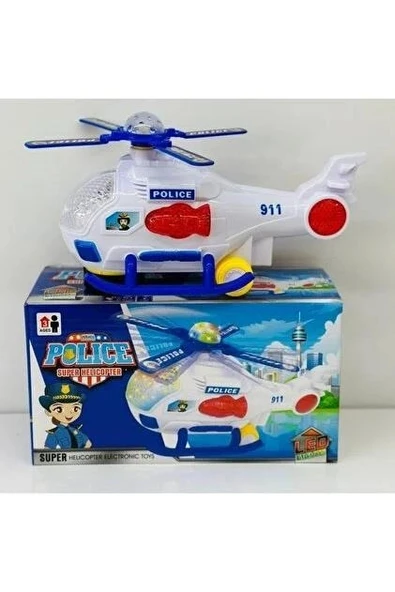 777-27 PİLLİ SESLİ IŞIKLI HELİKOPTER - DLN - Resim 2