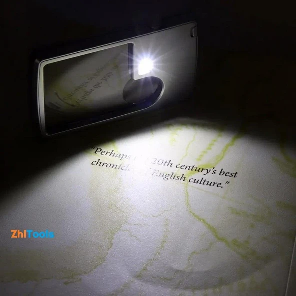 Zhltools 4b-3 Mini İnce 3x6x2 Mini Led Işıklı Büyüteç - Resim 4