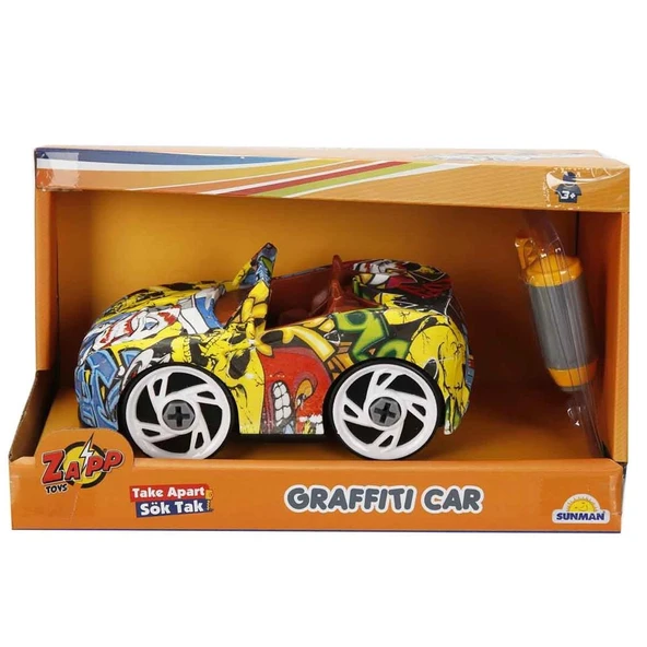 ZAP SÖK-TAK GRAFİTTİ ARABA - Resim 3