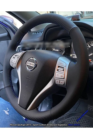 Nissan Qashqai 2012 2015 Uyumlu Araca Özel Direksiyon Kılıfı ürün görseli 1