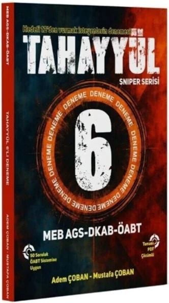 ÖABT MEB AGS Din Kültürü Öğretmenliği Sniper 6 Deneme Tahayyül Yayınları ürün görseli 1