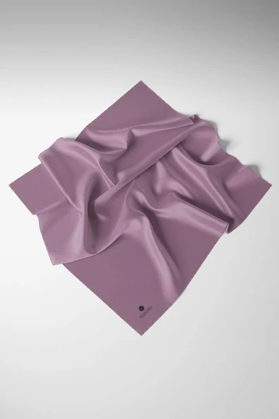 Viskon Twill İpek Az Hatalı Koyu Gül Kurusu Renkli 90x90 Düz Eşarp Dikim Şekli : El Dikişi ürün görseli 1
