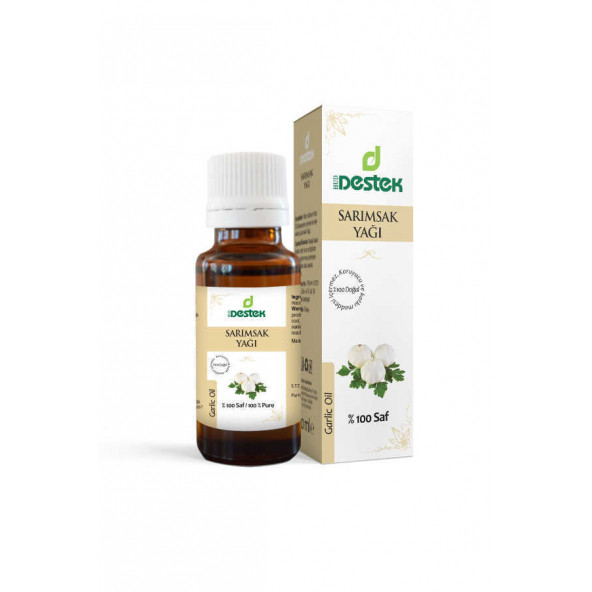 Destek Sarımsak Yağı(Soğuk Pres) 20 ML-%100 Saf ürün görseli 1