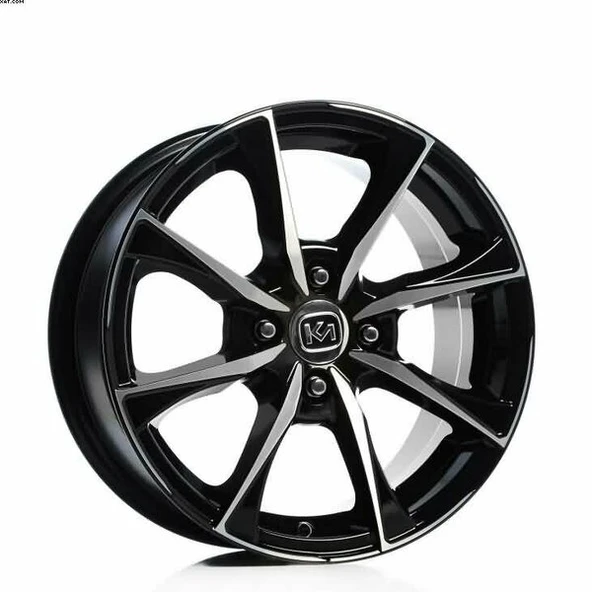 4X108X14 6.00 67.2 ET35  KM284 BLACK DIAMOND KORMETAL (4 Adet) ürün görseli 1