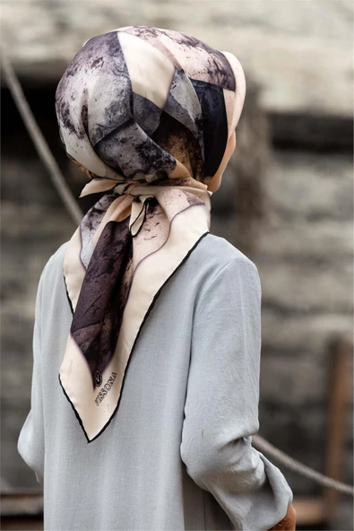 Twill İpek Eşarp - Resim 7