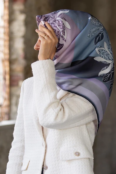 Twill İpek Eşarp - Resim 5