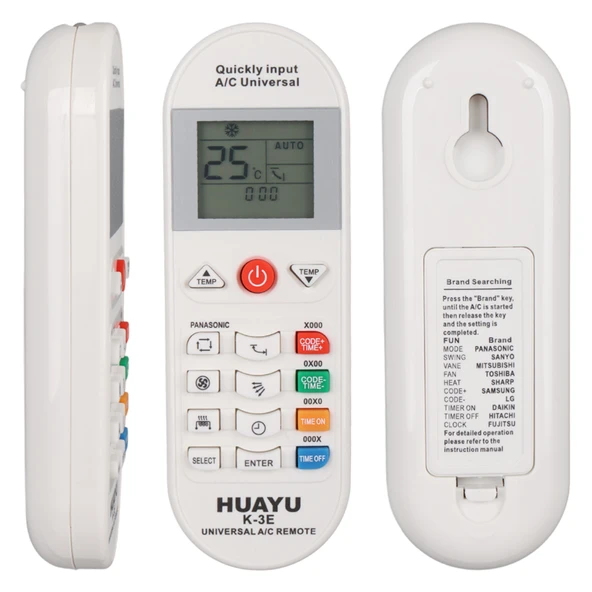 Huayu K-3E Universal A/C Akıllı Klima Kumandası ürün görseli 1