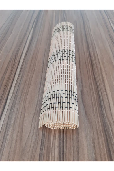 Bambu Amerikan Servis Sunum Tabak Altlığı - Resim 5