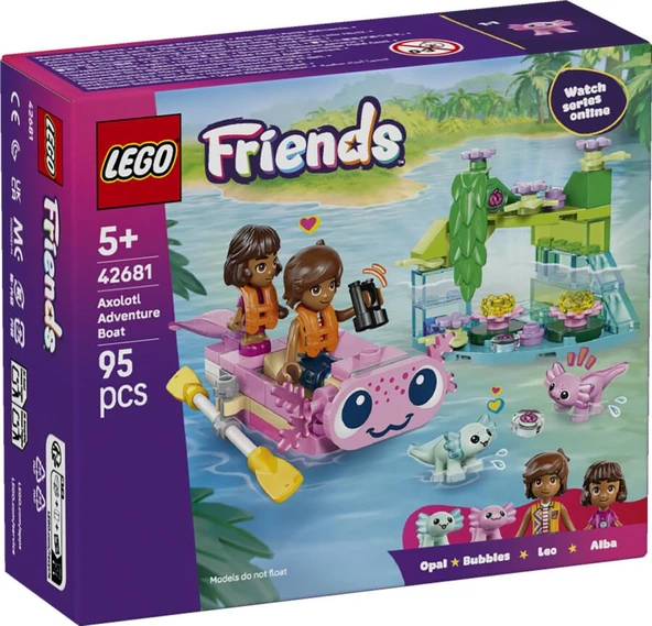 LEGO Friends 42681 Axolotl Adventure Boat ürün görseli 1
