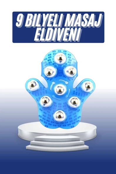 Masaj Aleti El Şeklinde Omuz Bacak Bilyeli Masaj Eldiveni El Şekilli ürün görseli 1