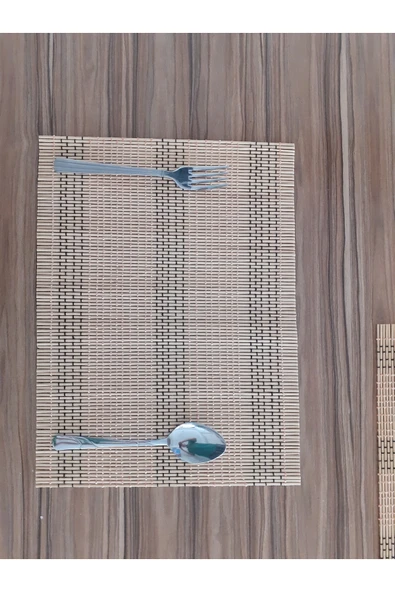 Bambu Amerikan Servis Sunum Tabak Altlığı - Resim 2