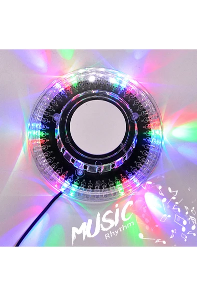 Otomatik Dönen Led Parti Işığı Sahne Işığı Rgb Led Ktv Bar Için Düğün Dj Gösterisi Ses Aktif ürün görseli 1