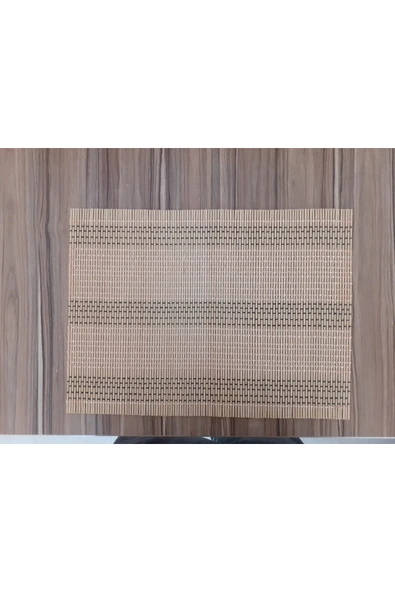 Bambu Amerikan Servis Sunum Tabak Altlığı - Resim 3