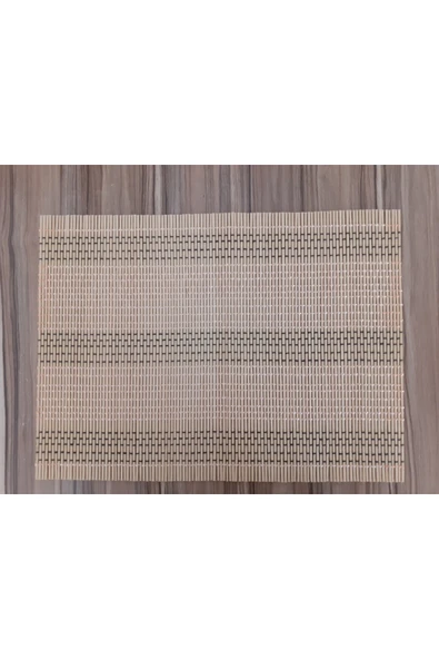 Bambu Amerikan Servis Sunum Tabak Altlığı - Resim 4