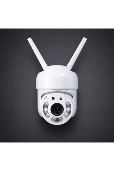 ALKESE 3MP TEK ONVİF DESTEKLİ PTZ WIFI KAMERA YAPAY ZEKALI DIŞ CEPHE KABLOSUZ GÜVENLİK KAMERASI ürün görseli 1