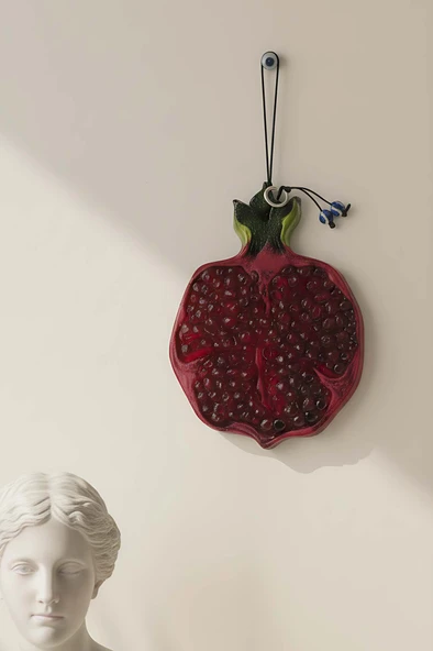 Kırmızı Nar Duvar Aksesuarı - Resim 3