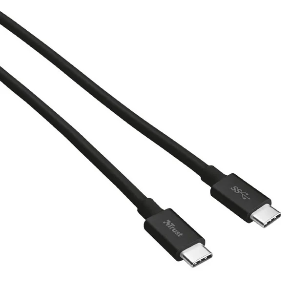 Trust 21177 USB3.1 USB-C-C Kablo 10Gbps PD2.0 1m - Resim 2