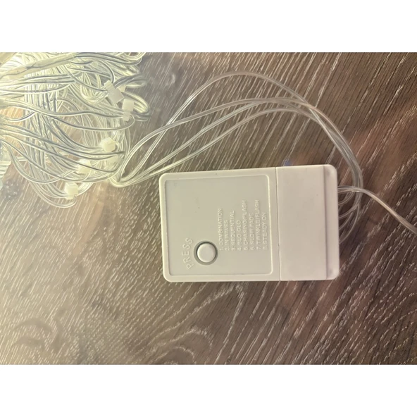 2 x 2 Perde Led 192 Led Sarı Işık MZ-14-6 - Resim 2