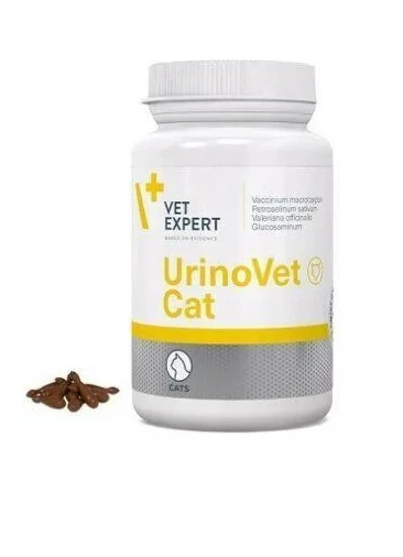 VetExpert UrinoVet Cat Dilution Struvit Taşı Çözücü ve Alt İdrar Yolu (FLUTD) Destekleyici 45 Kapsü ürün görseli 1