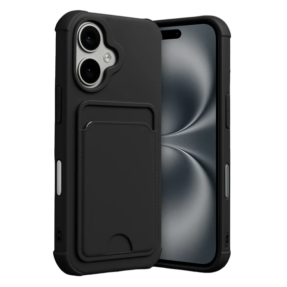 iPhone 17 Cardy Soft Kartlık Cepli Silikon Kapak ürün görseli 1