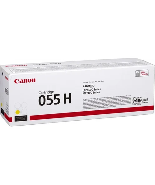 Canon CRG-055H Yellow Toner K. 3017C002 ürün görseli 1