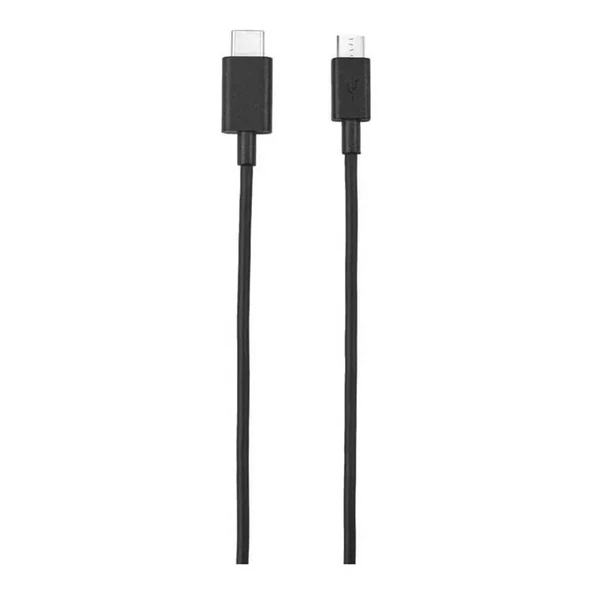 Trust 21316 USB2.0 Micro USB-Type C Şarj Kablosu Siyah 1m - Resim 2