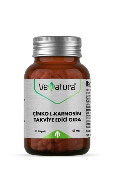 VENATURA Çinko L-Karnosin 60 Kapsül-Diş Beyazlatıcı Köpük Hediye ürün görseli 1