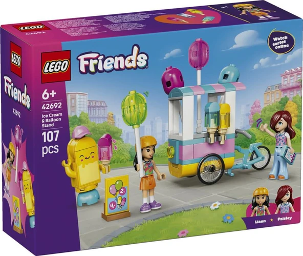 LEGO Friends 42692 Ice Cream and Balloon Stand ürün görseli 1