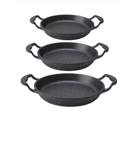 SİLVER DÖKÜM SAHAN SETİ (18-20-22 CM) ürün görseli 1