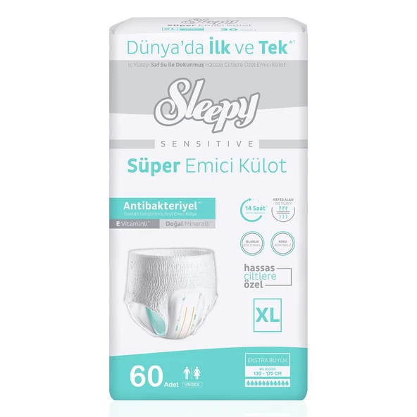 Sleepy Süper Emici Külot XL-Extra Large Beden 60 Adet ürün görseli 1
