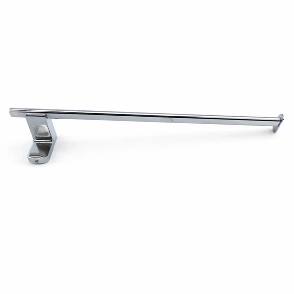 Havluluk Krom 35 Cm Vidalı Duvara Monte Paslanmaz Duvar Tipi Mutfak Banyo Havlu Aparatı ürün görseli 1