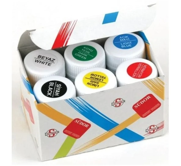 Südor Kumaş Boyası 6x25ml ürün görseli 1