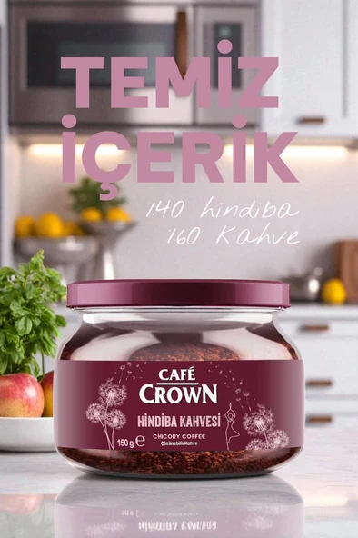 Cafe Crown Hindiba Kahvesi 150 gr - Resim 3