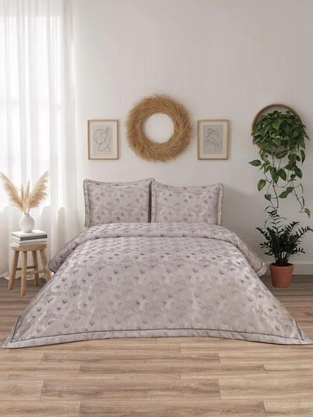 Calantha Lotus  3 Parça Kahve  Pike Takımı  240 X 260 cm ürün görseli 1