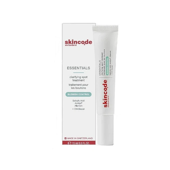 Skincode Essentials Clarifying Spot Treatment Akne Karşıtı Lokal Bakım Kremi 15 ml ürün görseli 1