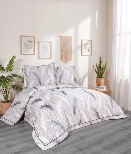 Elsa   3 Parça Krem Pike Takımı  240 X 260 cm ürün görseli 1