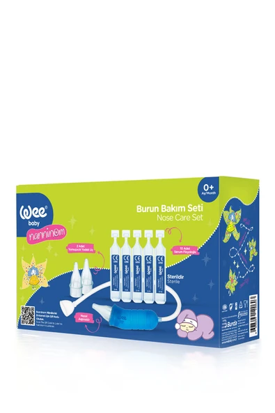 Wee Baby Burun Bakım Seti 5 ml x 10 Flakon + 2 Adet yedek Uç + 1 Adet Nazal Burun Aspiratörü ürün görseli 1