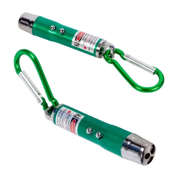3in1 Kırmızı Laser Point ve El Feneri